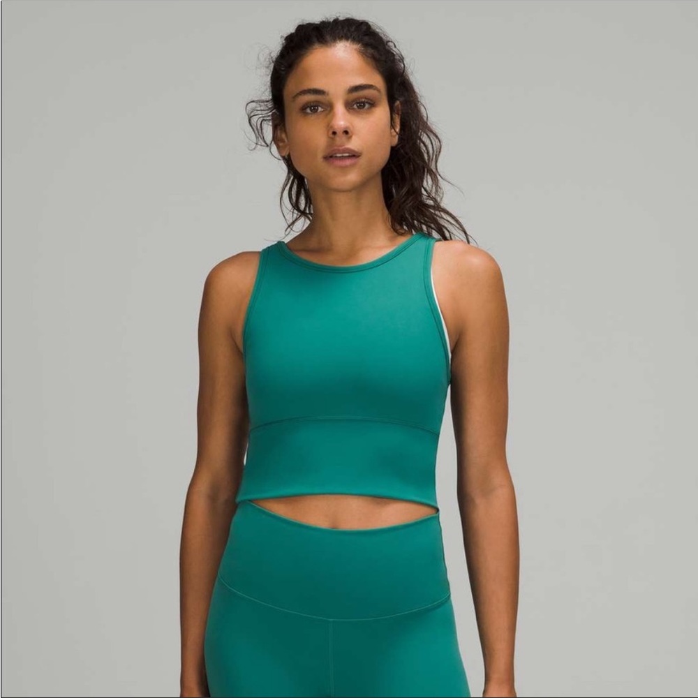 Lululemon Power Pivot Tank Emerald Lagoon
